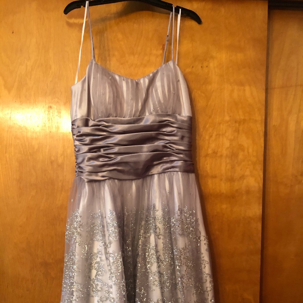 Grey sparkly dress